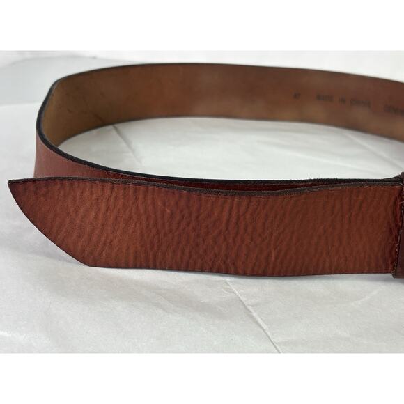 Land’s End Womens Size Large 33" - 36" Genuine Leather Boho Hippie Belt - Picture 4 of 16